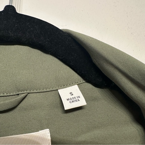 Aritzia Babaton Kahlo Robe Duster Jacket Dark Olive Small - Picture 10 of 10